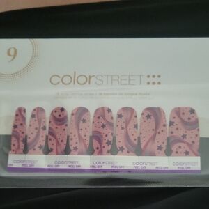 Color Street Pink and Purple Nail Strips